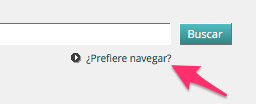 ¿Prefiere navegar
